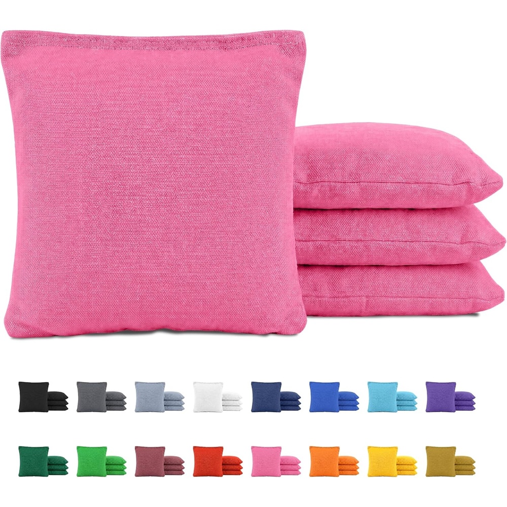 image:imageGoSports Classic Cornhole Bean Bags Set of 416 Colors Available  Regulation All Weather Mix and MatchPink