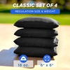 image:imageGoSports Classic Cornhole Bean Bags Set of 416 Colors Available  Regulation All Weather Mix and MatchBlack