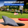 image:imageGoSports Classic Cornhole Bean Bags Set of 416 Colors Available  Regulation All Weather Mix and MatchDark Gray
