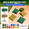image:imageGoSports Classic Cornhole Bean Bags Set of 416 Colors Available  Regulation All Weather Mix and MatchDark Green