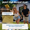 image:imageGoSports Classic Cornhole Bean Bags Set of 416 Colors Available  Regulation All Weather Mix and MatchGold