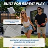 image:imageGoSports Classic Cornhole Bean Bags Set of 416 Colors Available  Regulation All Weather Mix and MatchGray