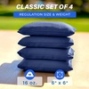 image:imageGoSports Classic Cornhole Bean Bags Set of 416 Colors Available  Regulation All Weather Mix and MatchNavy