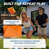 image:imageGoSports Classic Cornhole Bean Bags Set of 416 Colors Available  Regulation All Weather Mix and MatchOrange