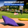 image:imageGoSports Classic Cornhole Bean Bags Set of 416 Colors Available  Regulation All Weather Mix and MatchPurple