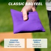 image:imageGoSports Classic Cornhole Bean Bags Set of 416 Colors Available  Regulation All Weather Mix and MatchPurple