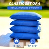 image:imageGoSports Classic Cornhole Bean Bags Set of 416 Colors Available  Regulation All Weather Mix and MatchRoyal Blue