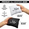image:imageGoSports 4 ft x 2 ft Regulation Size Wooden Cornhole Boards Set with Light Brown Finish  Includes Carrying Case and Bean BagsWedding Mr  Mrs