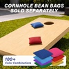 image:imageGoSports 4 ft x 2 ft Regulation Size Wooden Cornhole Boards Set with Natural Wood Stain Finish  Includes Carrying CaseNo Bean Bags