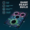 image:imageGoSports Arcade Bean Bag Toss Game for Adults and Family  3 x 2 ft Travel Cornhole Set for Kids amp Teens with Carry Case  Fun Backyard Lawn Beach amp Outdoor Yard Games