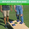 image:imageGoSports Cornhole Bean Bags Set of 4  Regulation All Weather  Classic Navy 6 x 6 Pack of 8