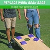 image:imageGoSports Cornhole Bean Bags Set of 4  Regulation All Weather  Classic Purple 6 x 6 Pack of 8