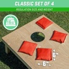 image:imageGoSports Cornhole Bean Bags Set of 4  Regulation All Weather  Classic Red 6 x 6 Pack of 8
