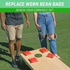 image:imageGoSports Cornhole Bean Bags Set of 4  Regulation All Weather  Classic Red 6 x 6 Pack of 8