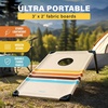 image:imageGoSports Portable Cornhole Set with Carry Case  Outdoor Lawn Bean Bag Toss Game for Adults and Family  Beach Camping Yard Games amp MoreDrifter