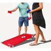 image:imageGoSports Portable Cornhole Set with Carry Case  Outdoor Lawn Bean Bag Toss Game for Adults and Family  Beach Camping Yard Games amp MoreXL Red  Blue