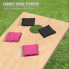 image:imageGoSports Regulation Size Wooden Cornhole Set with Natural Wood Finish  Includes Carrying CaseBlack  Pink