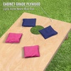 image:imageGoSports Regulation Size Wooden Cornhole Set with Natural Wood Finish  Includes Carrying CaseNavy Blue  Pink
