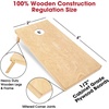 image:imageGoSports Regulation Size Wooden Cornhole Set with Natural Wood Finish  Includes Carrying CaseRoyal Blue  Gold