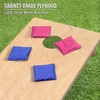 image:imageGoSports Regulation Size Wooden Cornhole Set with Natural Wood Finish  Includes Carrying CaseRoyal Blue  Pink