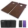 image:imageGoSports 4x2 Regulation Size Wooden Cornhole Boards Set with Dark Brown Varnish  Includes Carrying Case and Bean Bags Choose Your Colors Over 100 Color Combinations