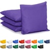 image:imageGoSports Cornhole Bean Bags Set of 4  Regulation All Weather  Classic Purple 6 x 6 Pack of 8