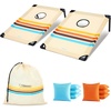 image:imageGoSports Portable Cornhole Set with Carry Case  Outdoor Lawn Bean Bag Toss Game for Adults and Family  Beach Camping Yard Games amp MoreDrifter