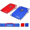 image:imageGoSports Portable Cornhole Set with Carry Case  Outdoor Lawn Bean Bag Toss Game for Adults and Family  Beach Camping Yard Games amp MoreRed  Blue