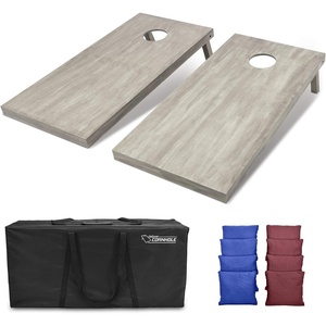 image:imageGoSports 4 ft x 2 ft Regulation Size Wooden Cornhole Boards Set  Includes Carrying Case and Bean Bags Choose Your Colors Over 100 Color CombinationsRoyal Blue  Burgundy