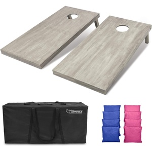 image:imageGoSports 4 ft x 2 ft Regulation Size Wooden Cornhole Boards Set  Includes Carrying Case and Bean Bags Choose Your Colors Over 100 Color CombinationsRoyal Blue  Pink