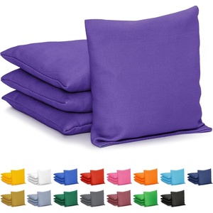 image:imageGoSports Cornhole Bean Bags Set of 4  Regulation All Weather  Classic Purple 6 x 6 Pack of 8