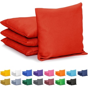 image:imageGoSports Cornhole Bean Bags Set of 4  Regulation All Weather  Classic Red 6 x 6 Pack of 8