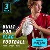 image:imageGoSports 3 Pack Elite Flag Footballs  Mini Pee Wee Junior amp Youth SizesJunior  Size 7