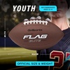image:imageGoSports 3 Pack Elite Flag Footballs  Mini Pee Wee Junior amp Youth SizesYouth  Size 8