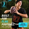 image:imageGoSports 3 Pack Elite Flag Footballs  Mini Pee Wee Junior amp Youth SizesYouth  Size 8