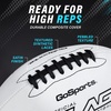 image:imageGoSports 3 Pack Flag Footballs  Mini Pee Wee Junior amp Youth SizesJunior  Size 7