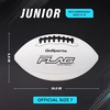 image:imageGoSports 3 Pack Flag Footballs  Mini Pee Wee Junior amp Youth SizesJunior  Size 7