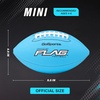 image:imageGoSports 3 Pack Flag Footballs  Mini Pee Wee Junior amp Youth SizesMini