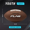 image:imageGoSports Flag Footballs  Mini Pee Wee Junior amp Youth SizesYouth  Size 8